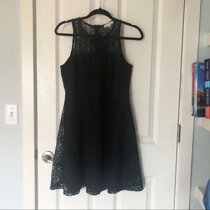 Lace black dress